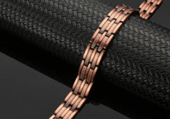 Fashionable Magnetic Energy Red Copper Bracelet Womens Magnetic Red Copper Bracelet