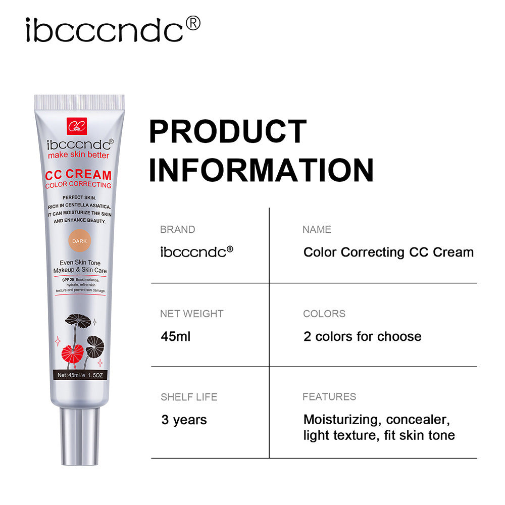 Centella Asiatica CC Cream | Colour Correcting Makeup Primer for Women
