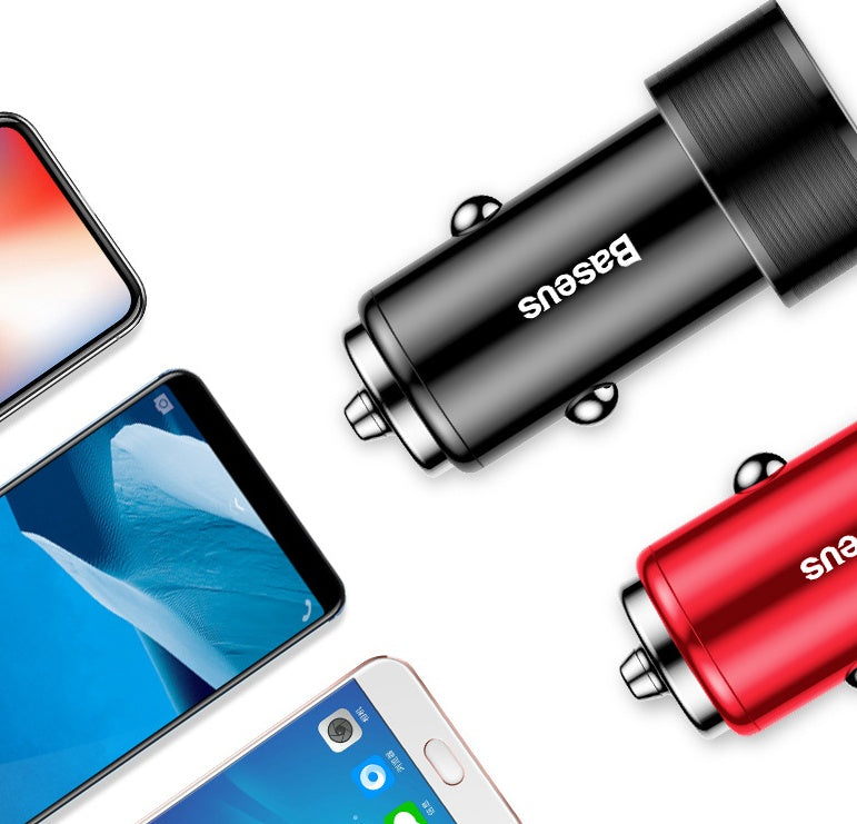 36W Dual USB Car Charger with QC3.0 &amp; PD Fast Charging