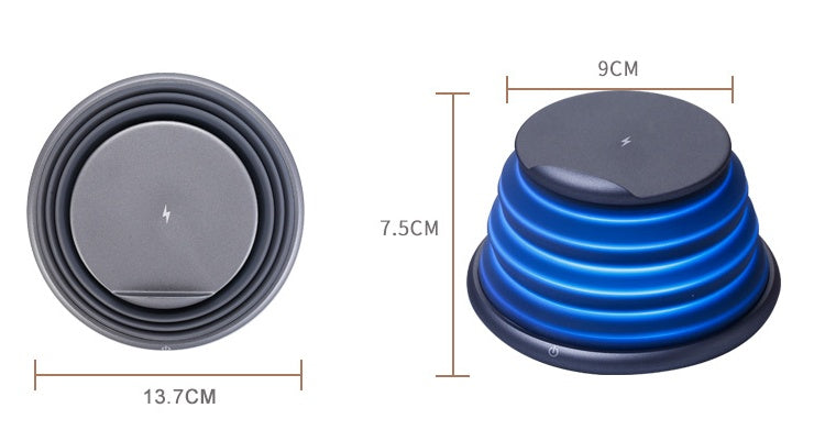 Wireless Phone Holder with Fast Charging &amp; Atmosphere Light