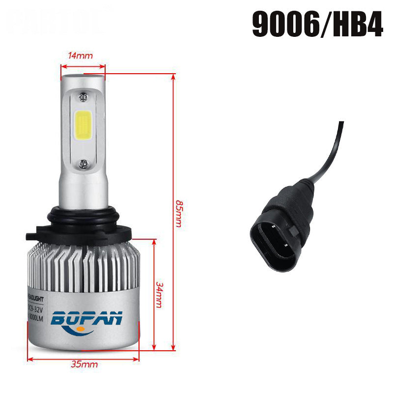 لمبة مصباح أمامي LED للسيارة | H1 H3 H4 H7 H8 H9 H11 H13 9004 9005 9006 9007 9012 | ضوء أبيض ساطع