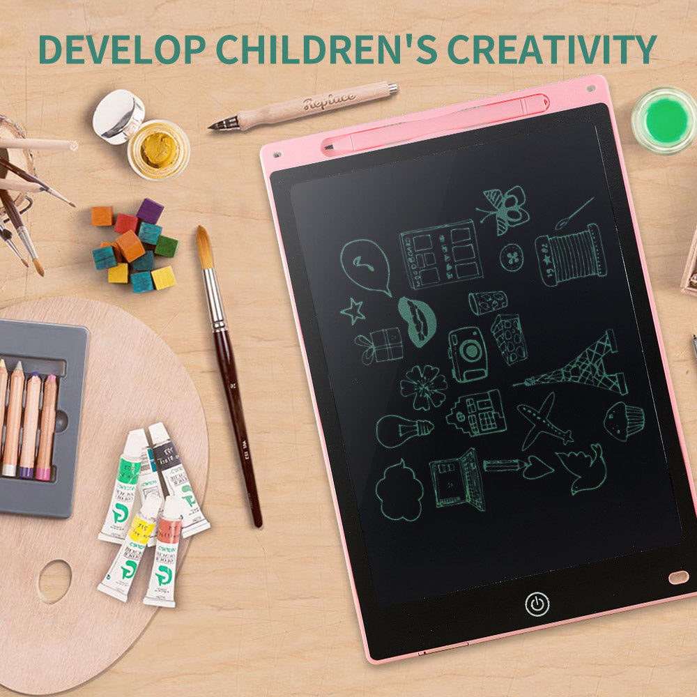 لوح رسم LCD للأطفال ألعاب أدوات الرسم لوح كتابة إلكتروني