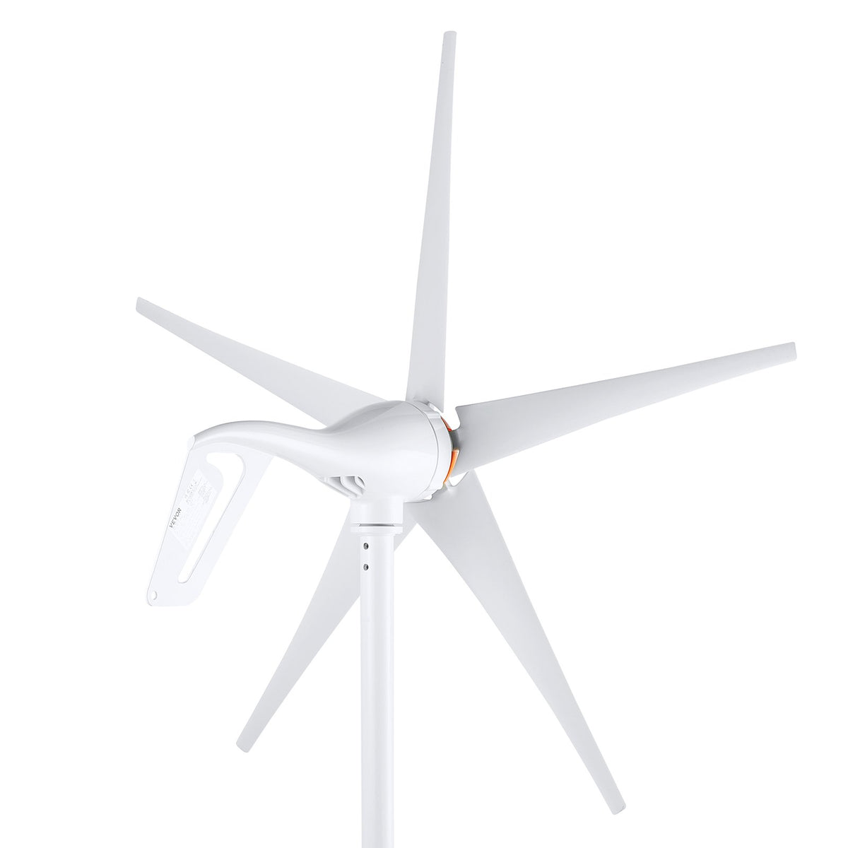 500W Wind Turbine Generator, 12V Wind Turbine Kit, 5-Blade Wind Power Generator With MPPT Controller, Adjustable Windward Direction &amp; 2.5m/s Start Wind Speed, Suitable For Home, Farm, RVs, Boats