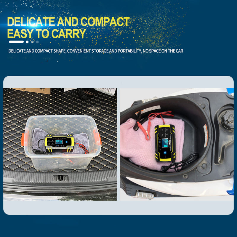 12V-24V 8A Automatic Digital LCD Battery Charger