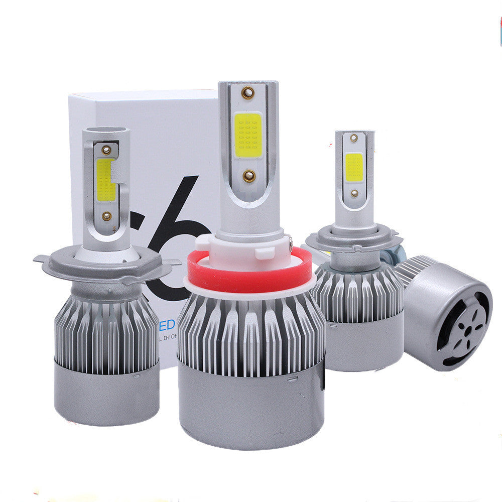مصابيح أمامية للسيارة 36 وات LED COB | 8000 لومن 6000 كلفن | H1 H4 H7 H11 9005 9006 والمزيد