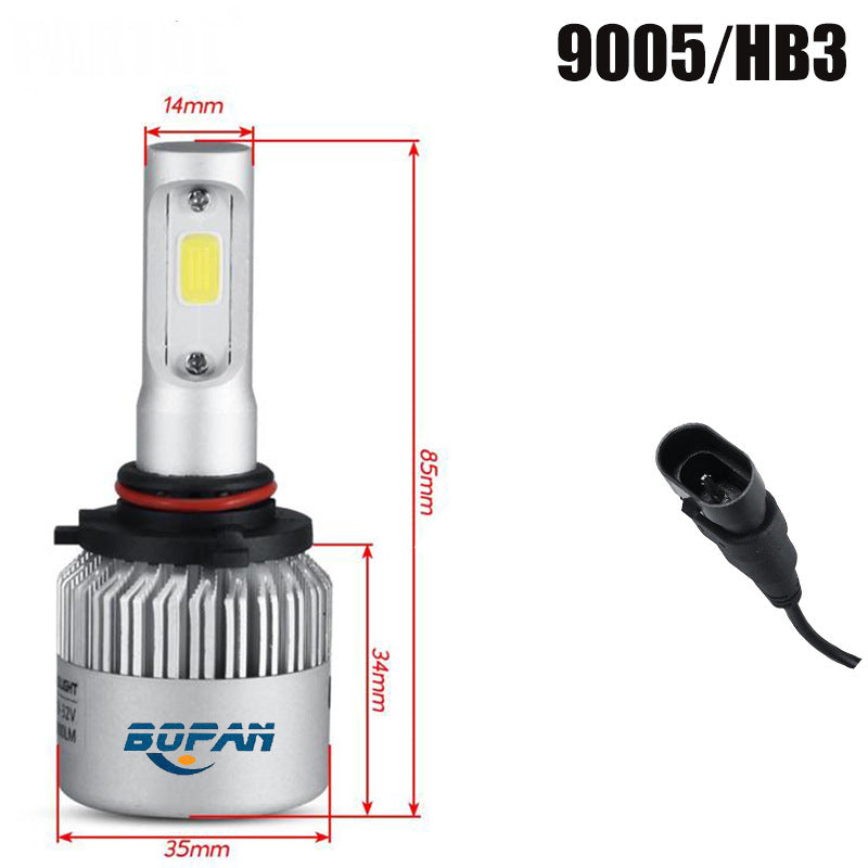 لمبة مصباح أمامي LED للسيارة | H1 H3 H4 H7 H8 H9 H11 H13 9004 9005 9006 9007 9012 | ضوء أبيض ساطع
