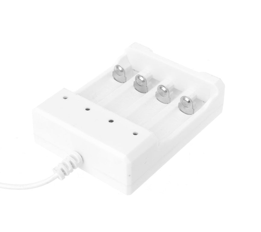شاحن بطارية محول عالمي ذكي بـ4 فتحات 1.2 فولت قابس USB
