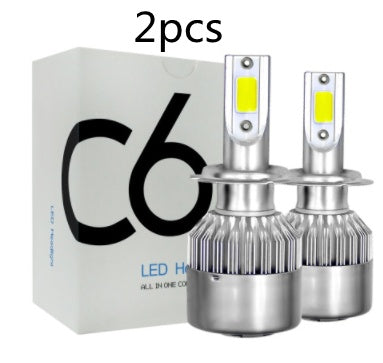 مصابيح أمامية للسيارة 36 وات LED COB | 8000 لومن 6000 كلفن | H1 H4 H7 H11 9005 9006 والمزيد