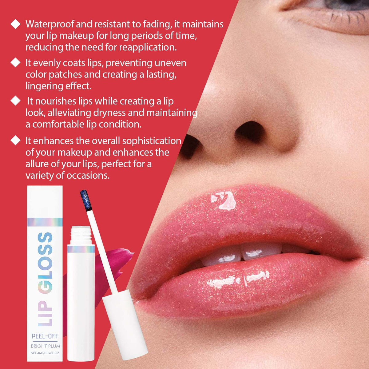 Moisturizing Glossy Portable Lip Makeup