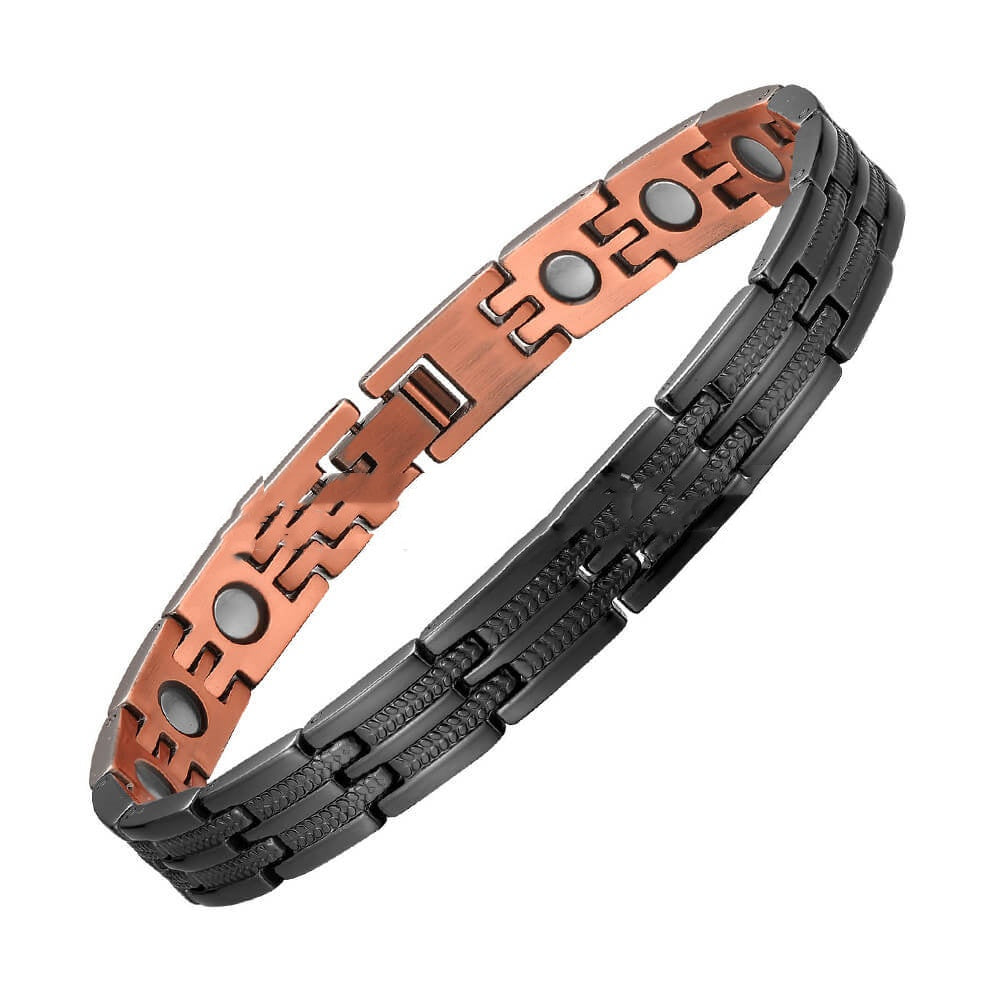 Fashionable Magnetic Energy Red Copper Bracelet Womens Magnetic Red Copper Bracelet