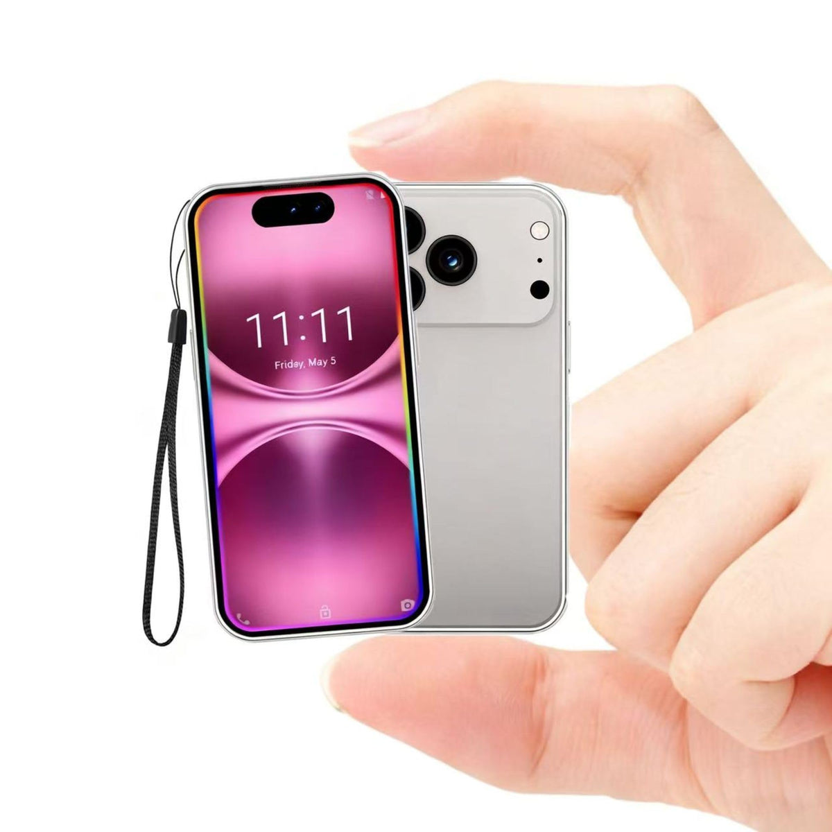 4.0 Inch Mini Smartphone, Android 8.1, 3GB RAM 32GB Storage, Dual SIM  3G LTE, 3000mAh Battery, Compact Pocket Phone For Students Seniors Backup