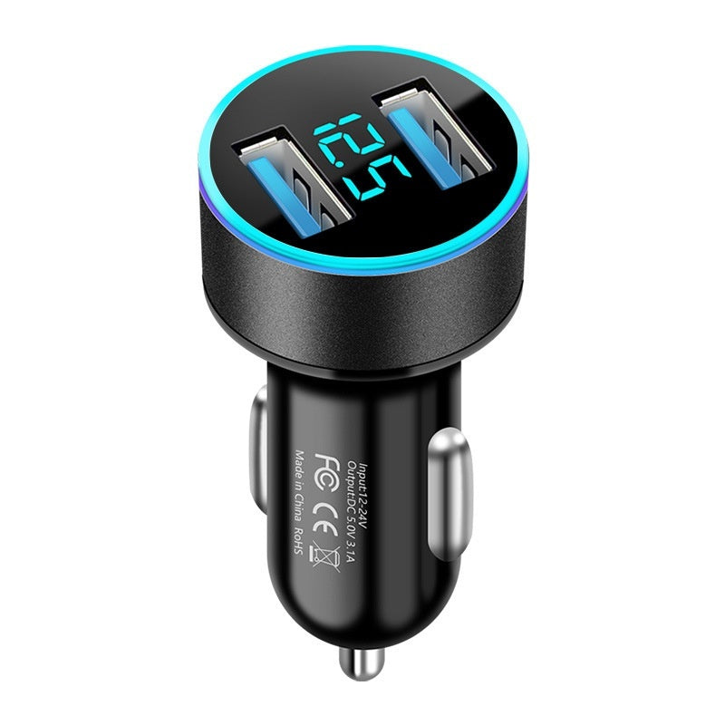 شاحن سيارة قابس شحن غير مرئي ثنائي المنفذ USB مخفي شحن فائق السرعة ببروتوكول كامل
