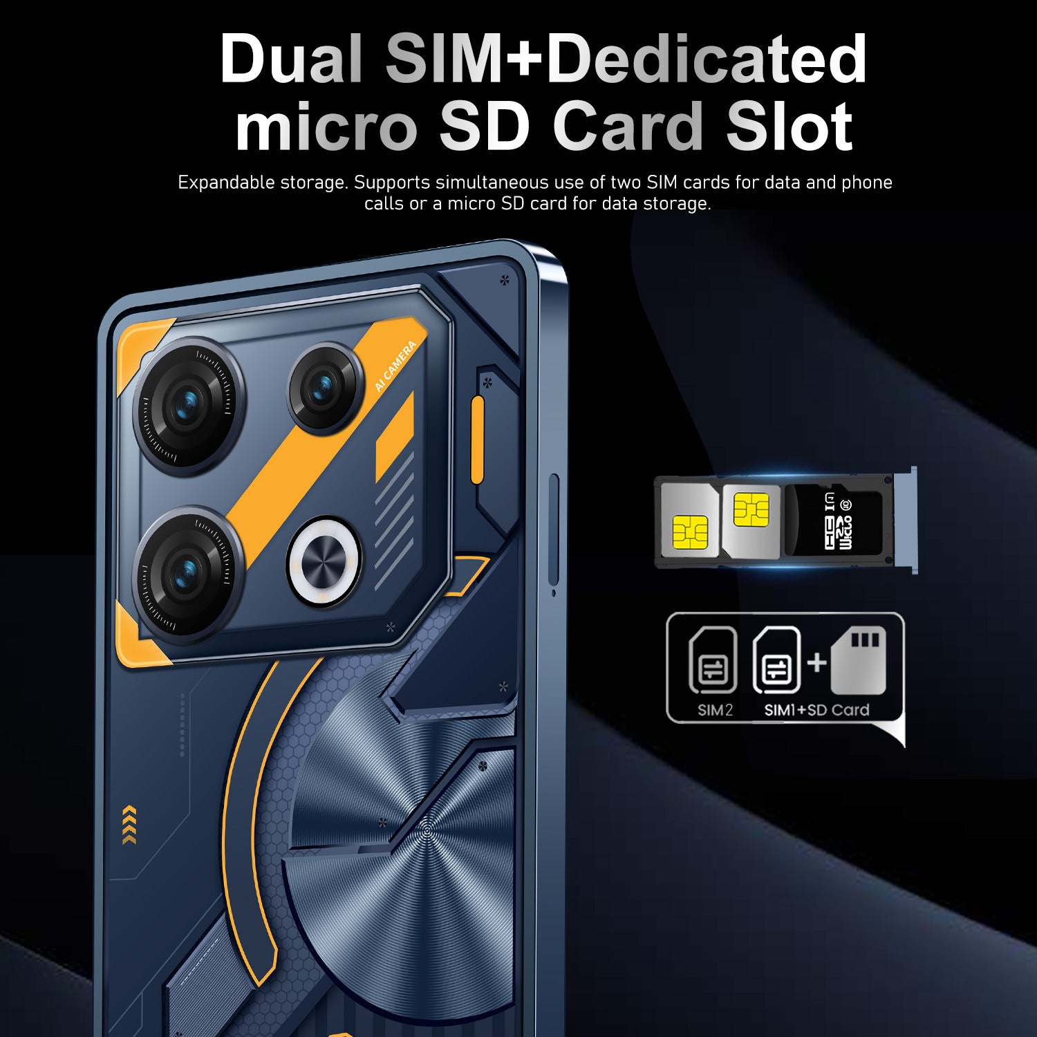هاتف أندرويد GT10 Pro محمول بتصميم عصري للمنزل