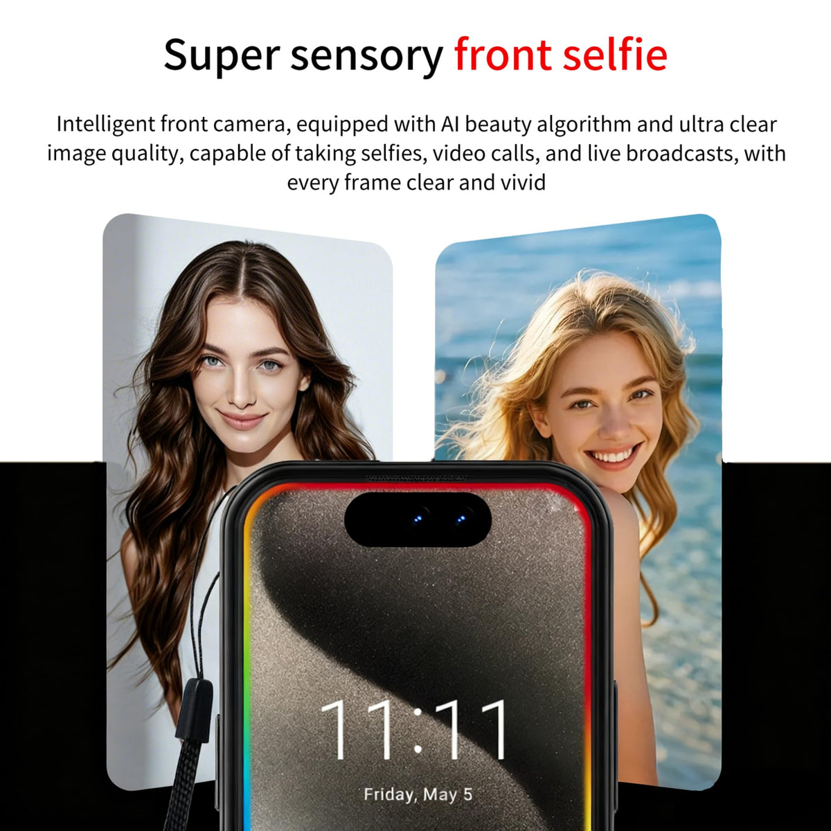 4.0 Inch Mini Smartphone, Android 8.1, 3GB RAM 32GB Storage, Dual SIM  3G LTE, 3000mAh Battery, Compact Pocket Phone For Students Seniors Backup