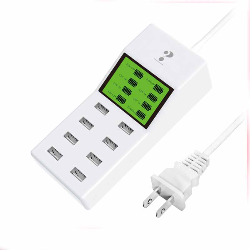 شاحن هاتف محمول ذكي متعدد المنافذ يعمل بمنفذ USB