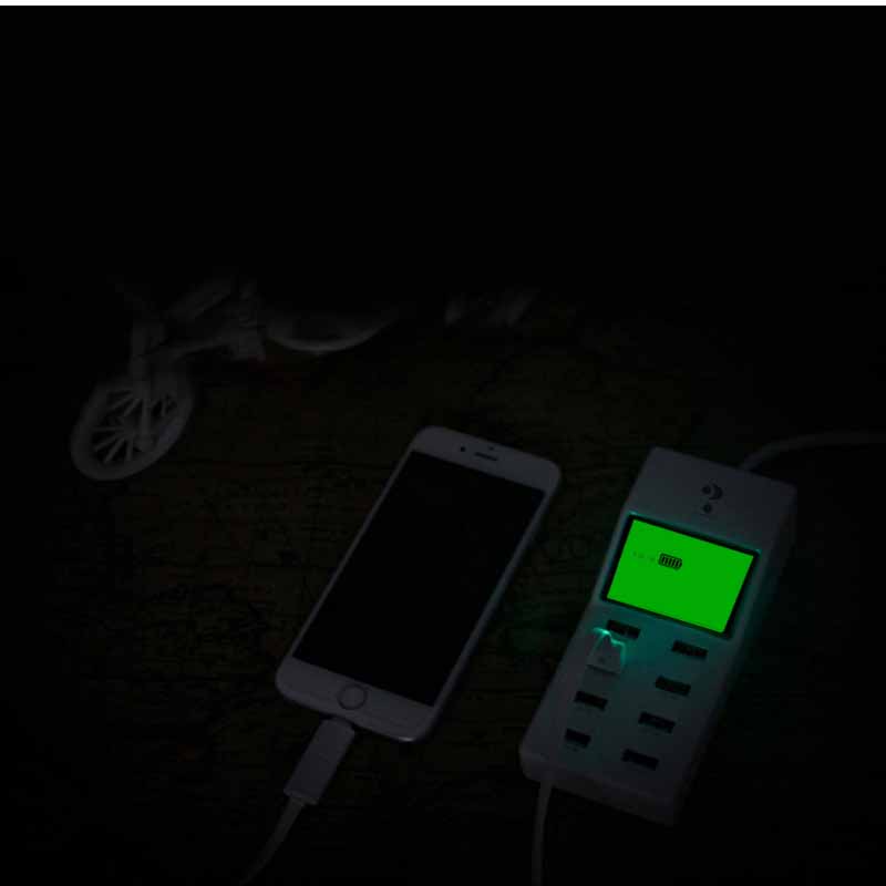 شاحن هاتف محمول ذكي متعدد المنافذ يعمل بمنفذ USB