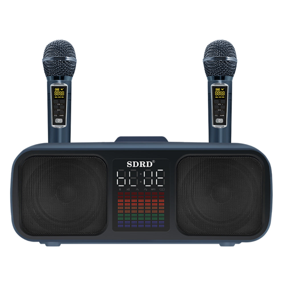 SD318 Desktop Bluetooth Speaker Dual Speaker Wireless Microphone