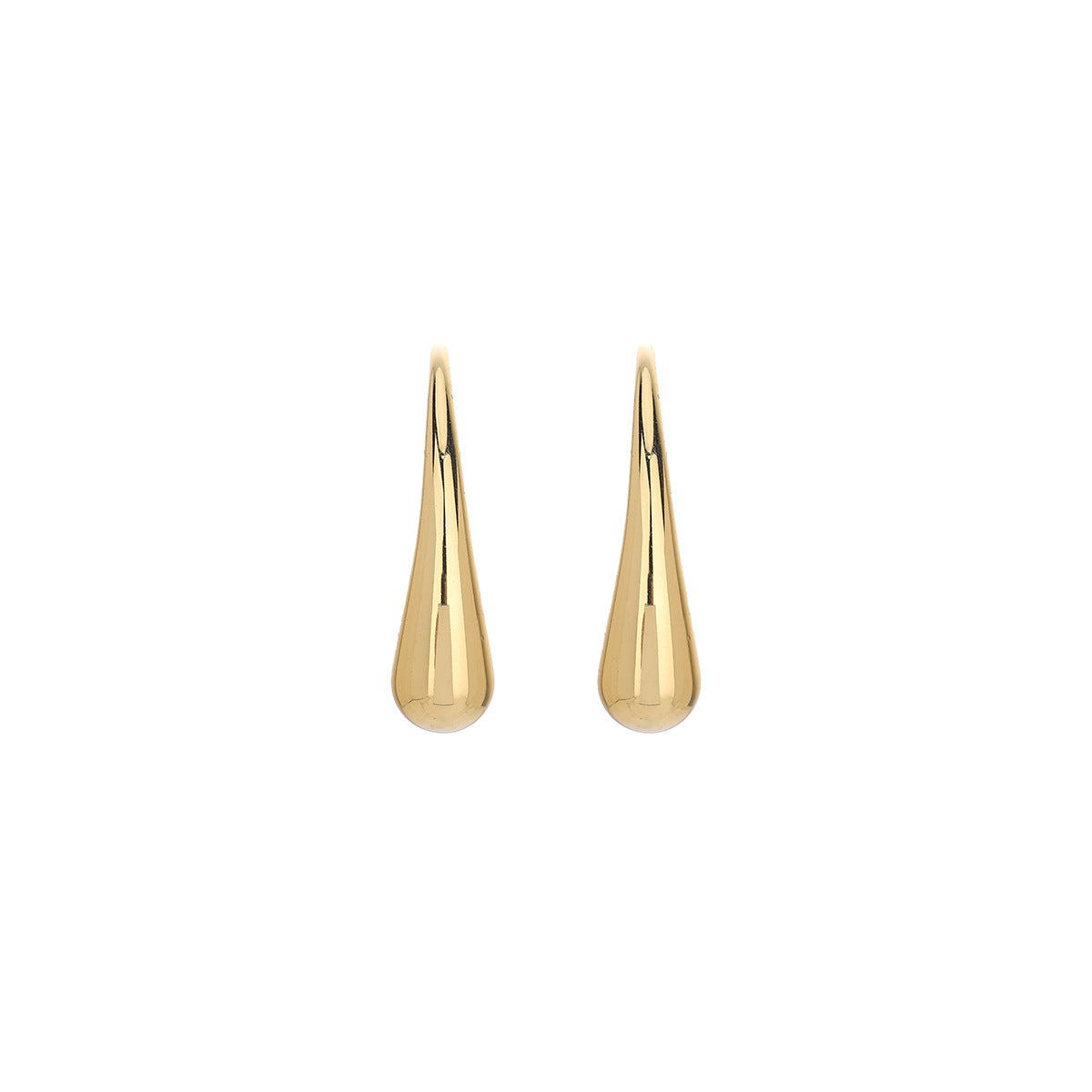 1 Pair Gold Light Luxury Earrings, European &amp; American Style, 2024 New Trend, Simple &amp; Mini Stud Earrings