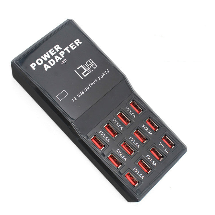 12-Port USB Smart Charger – AU / EU / UK / US Plug