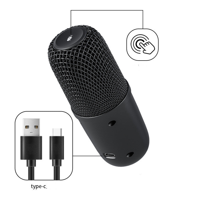 جهاز كمبيوتر محمول، ألعاب، بث مباشر صوتي، ميكروفون سلكي USB مكتبي